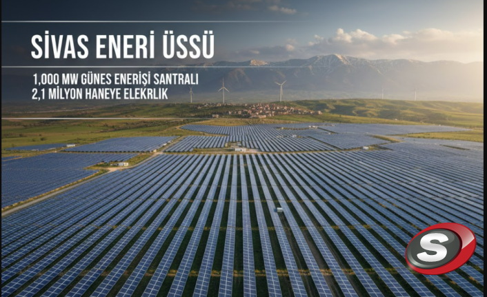 Sivas'a Dev Enerji Yatırımı: 1.000 MW'lık Güneş Santrali ile 2,1 Milyon Haneye Elektrik