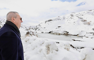 Sivas'ta Kış Bereketi: Pusat Özen Barajı...