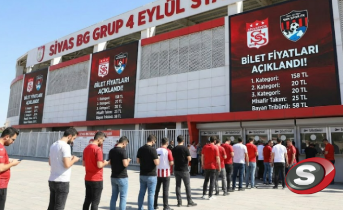 Sivasspor - Van Spor FK Maçının Bilet Fiyatları Belli Oldu! İşte Kritik Maçın Detayları